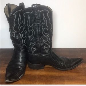 Lizard Handmade Cowboy Boots sz9